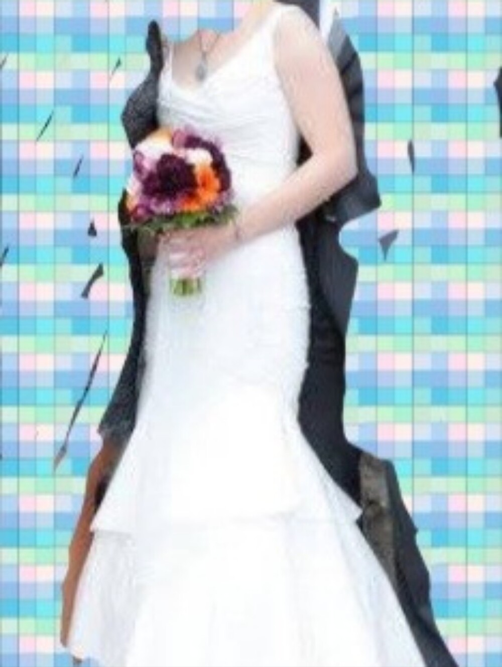 David's Bridal Ivory Wedding Dress